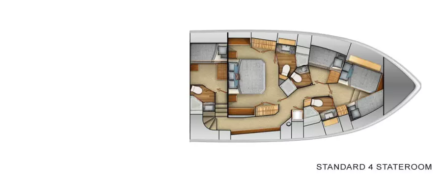 Standard 4 Stateroom Layout