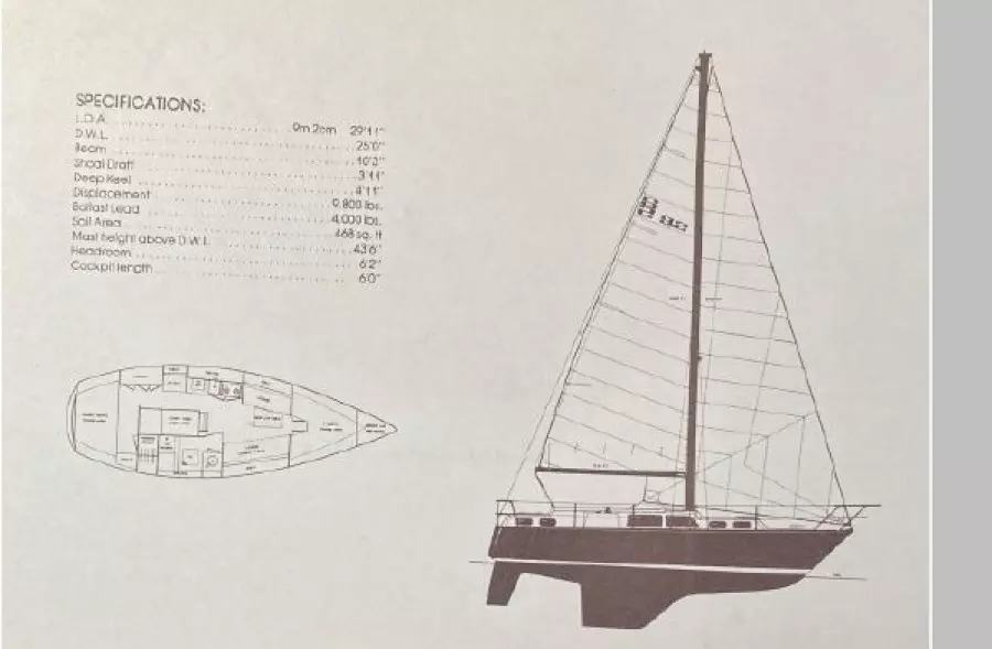 1987 S2 Center Cockpit Sloop