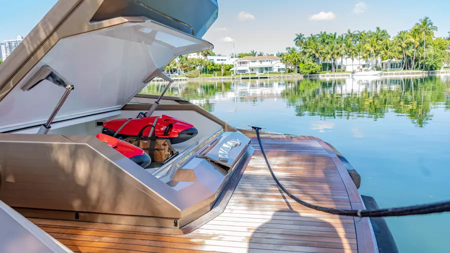 Garage for Water Toys (Not Included)