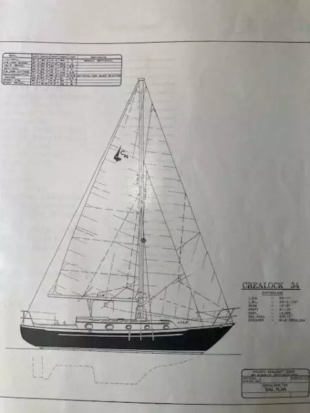 1992 Pacific Seacraft Crealock 34