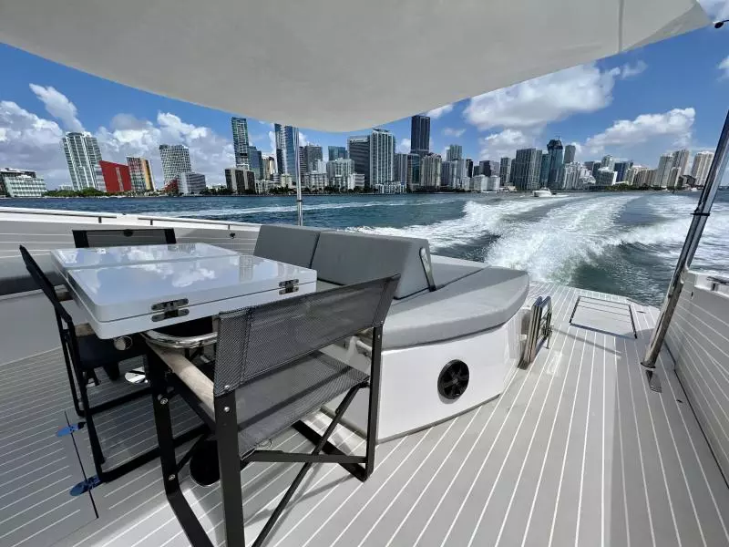 Okean 55 - Aft Deck Dining