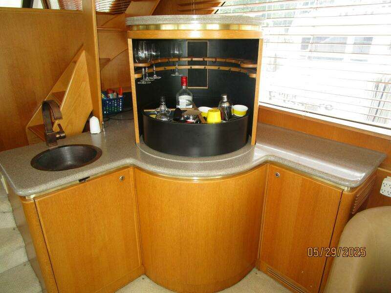 58' West Bay salon starboard forward2