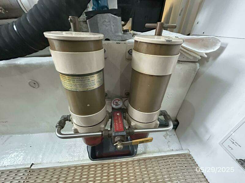 58' West Bay port Racor fuel filters