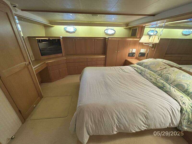 58' West Bay master stateroom starboard