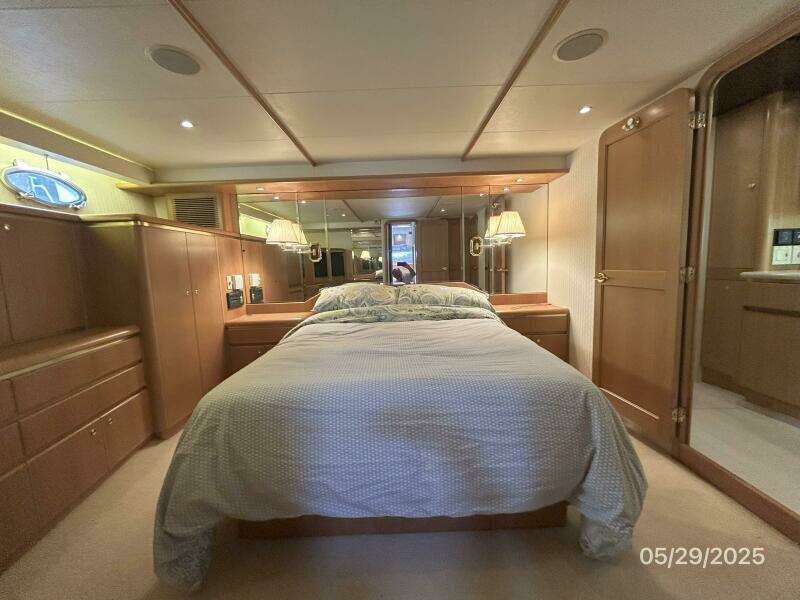 58' West Bay master stateroom
