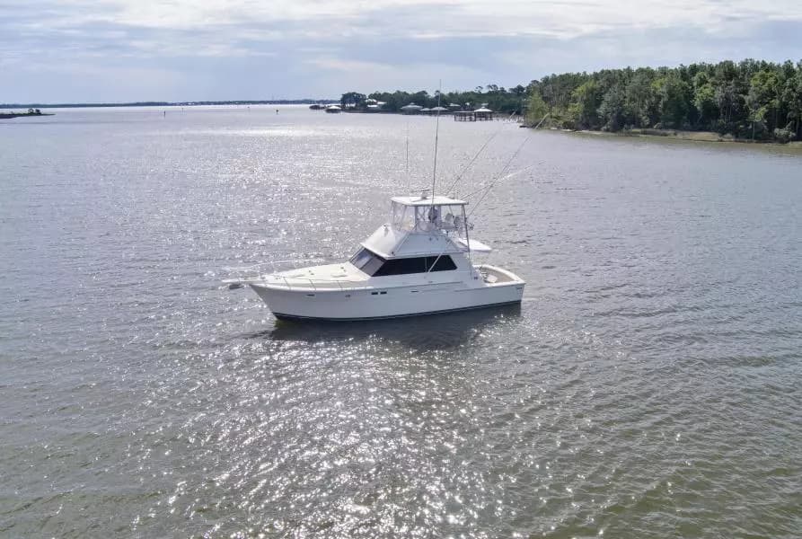 1981 Bertram 42 Convertible Balls To The Wall Port Profile 3