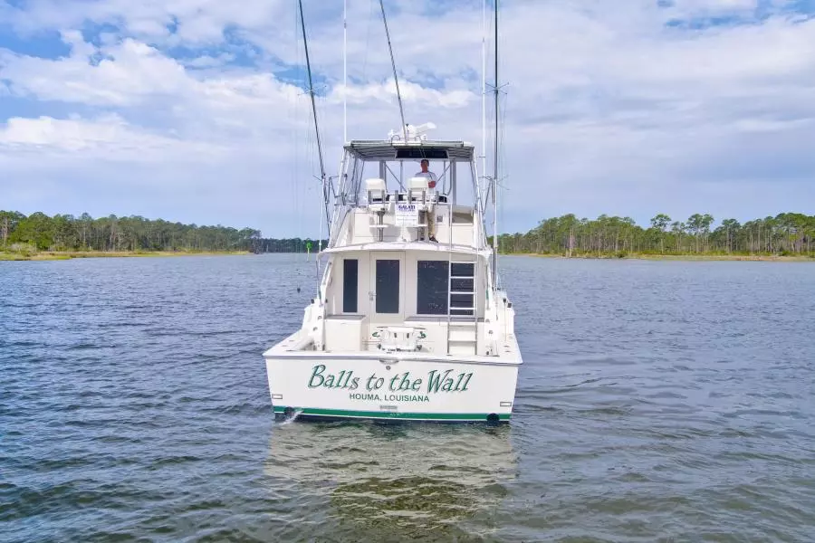 1981 Bertram 42 Convertible Balls To The Wall Aft