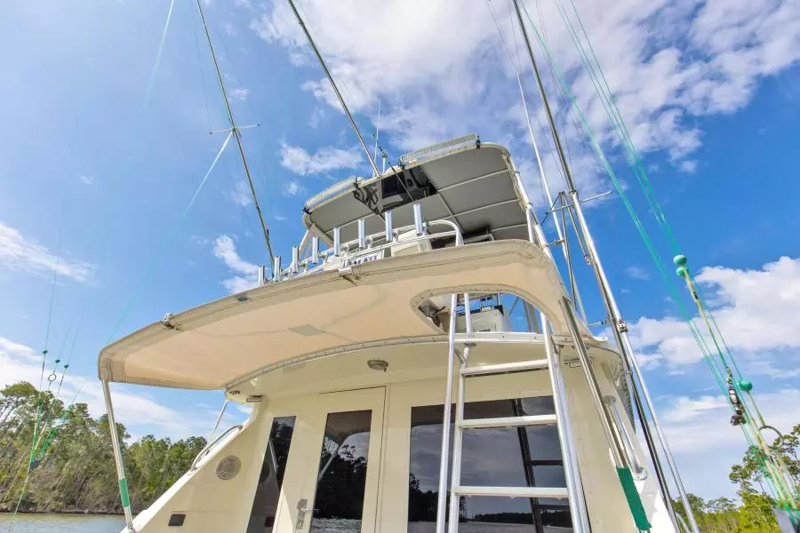 1981 Bertram 42 Convertible Balls To The Wall Cockpit Overhang