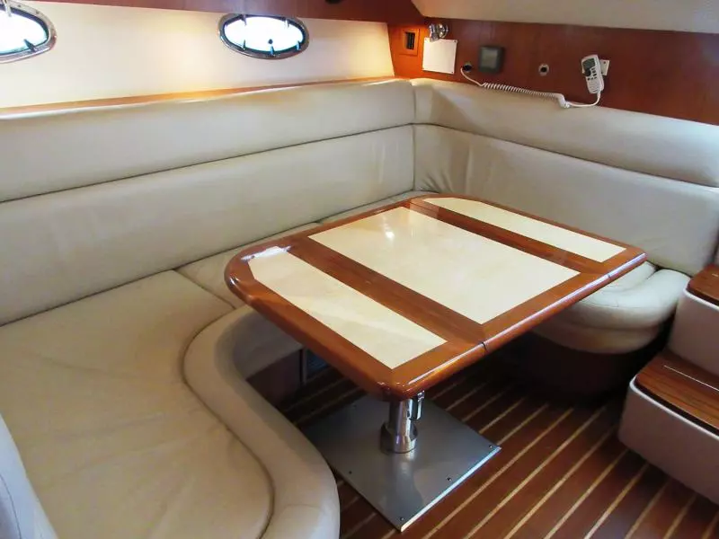 Settee, starboard side aft