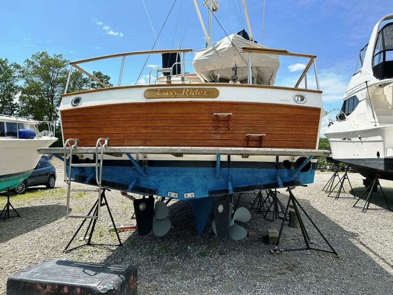 Transom redone (June, 2023)