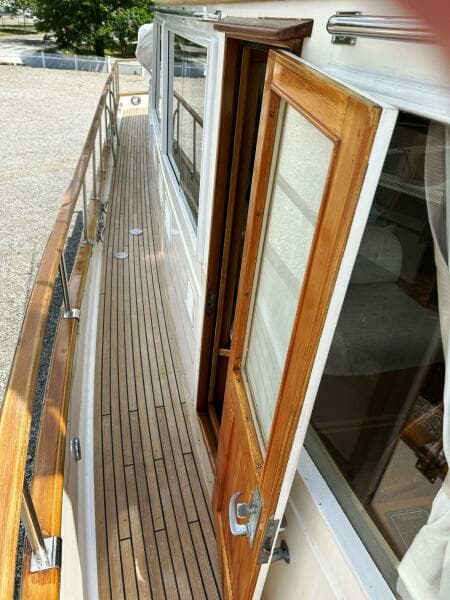 Starboard entrance door
