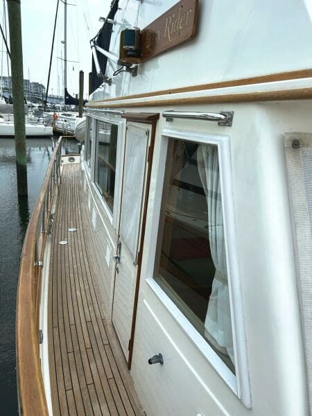 Starboard side decks