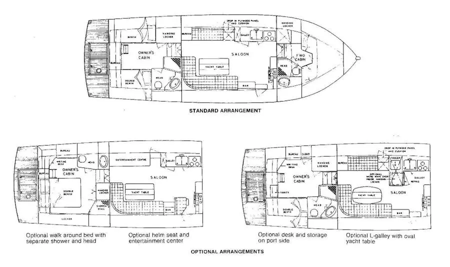 GB 42 Classic Interior Options
