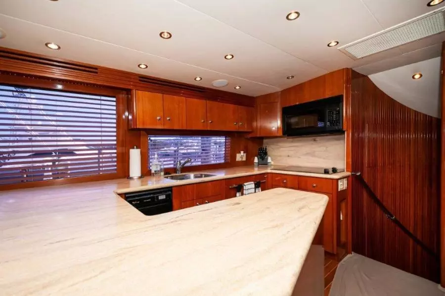 2002 65 Hatteras Convertible Moontan Galley (2)