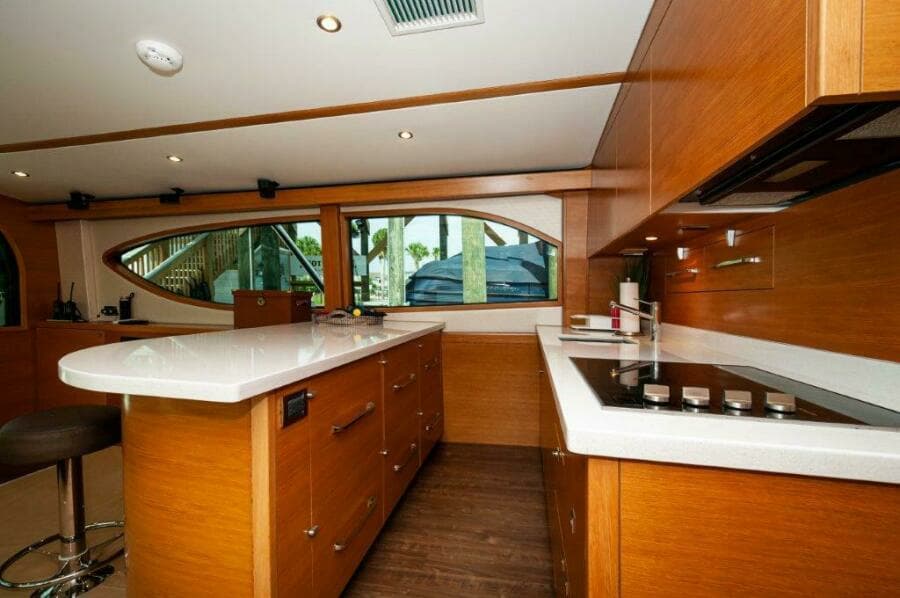 2016 Hatteras GT60  KNOT ON CALL  Galley