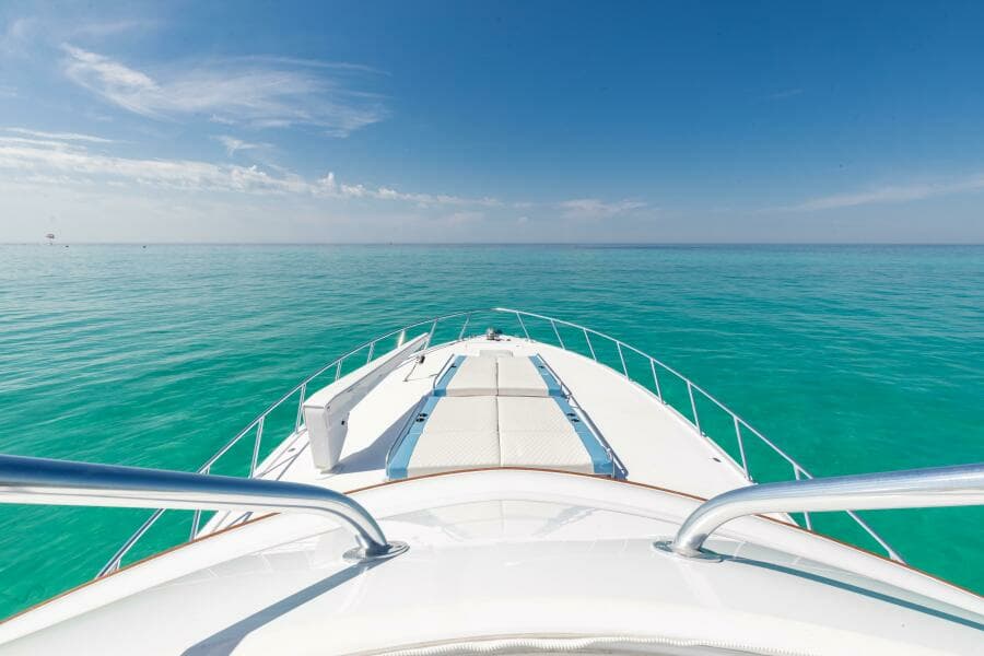 2016 Hatteras GT60  KNOT ON CALL  Bow