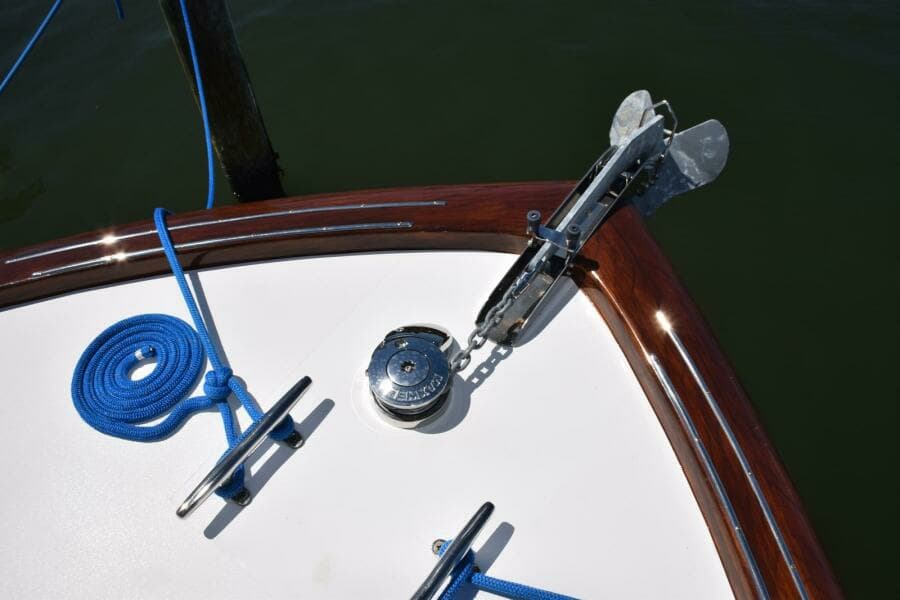 Anchor Chute and Windlass  