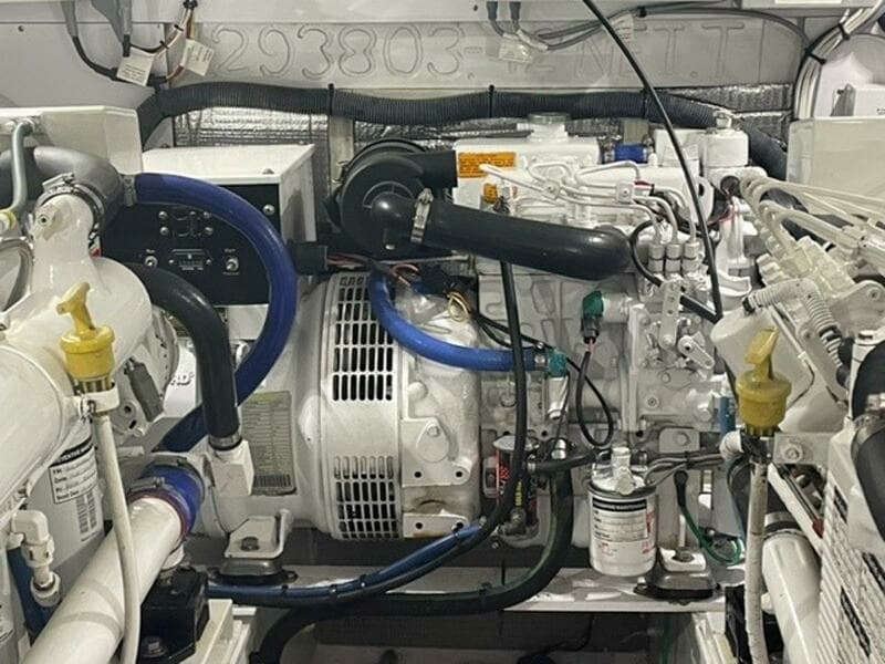 Generator in Forward Engine Compartment