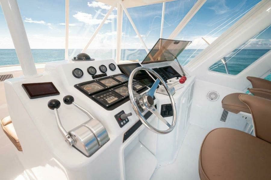 1998 Ocean Yachts 48 Super Sport Helm 3