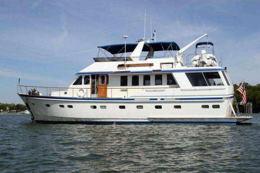 1986 Lowland 64 Pilot House Long Range Motor Yacht