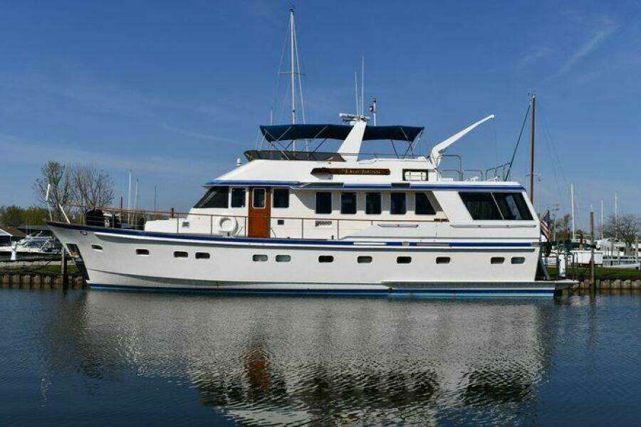 1986 Lowland 64 Pilot House Long Range Motor Yacht