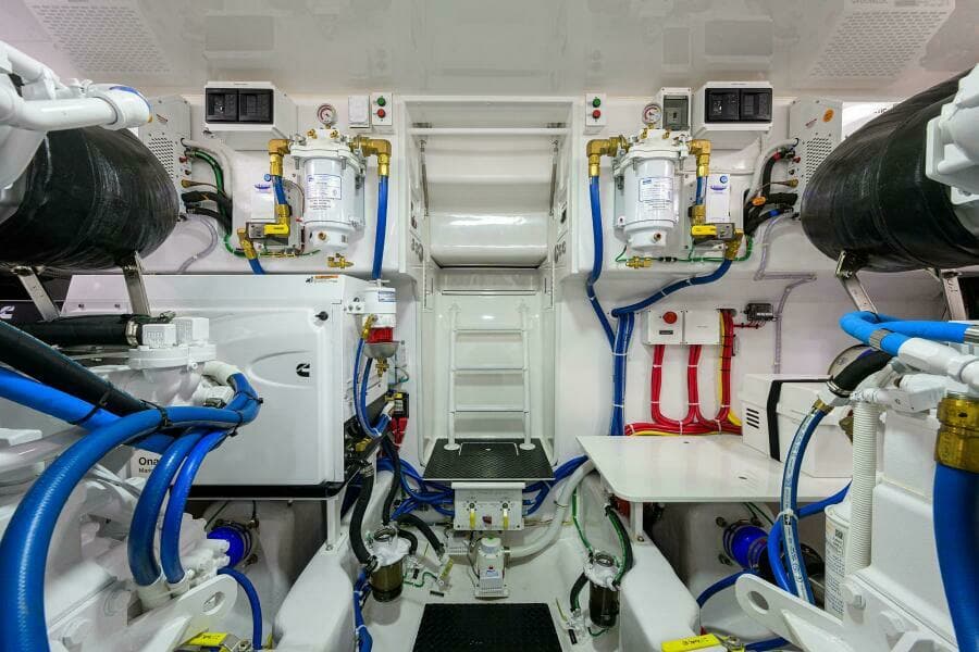 Viking 54 - TROUBLE FREE - Engine Room