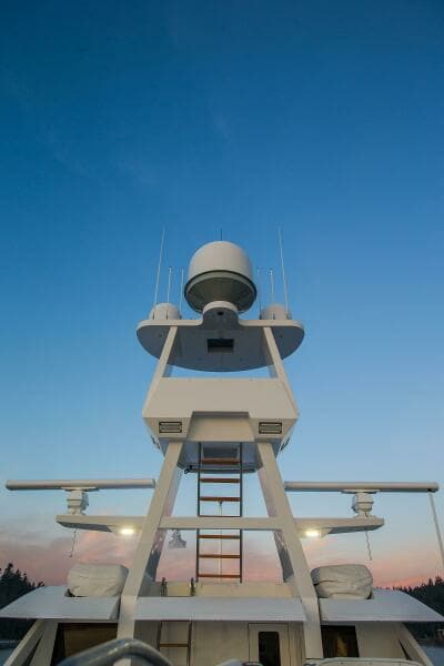 2019 115 Nordlund Expedition Yachtfisher 'Cazador' - Tower