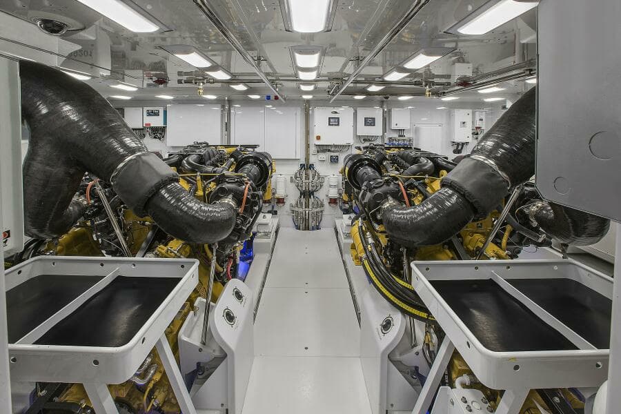 2019 115 Nordlund Expedition Yachtfisher 'Cazador' - Engine Room