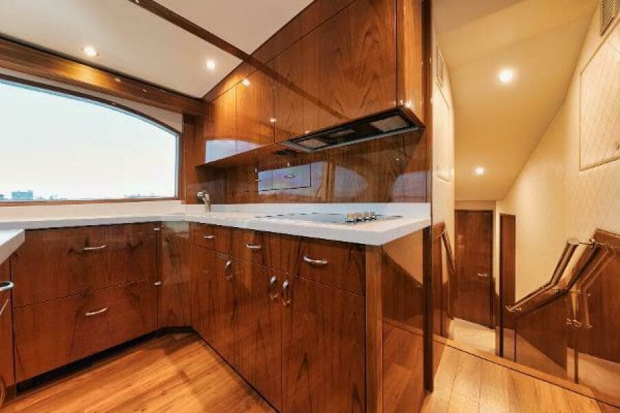 54' Hatteras GT54 - Galley