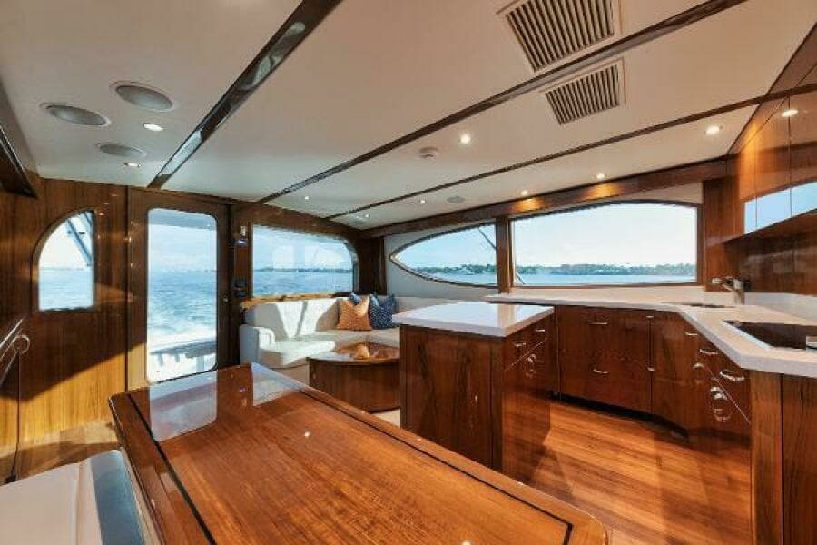 54' Hatteras GT54 - Galley
