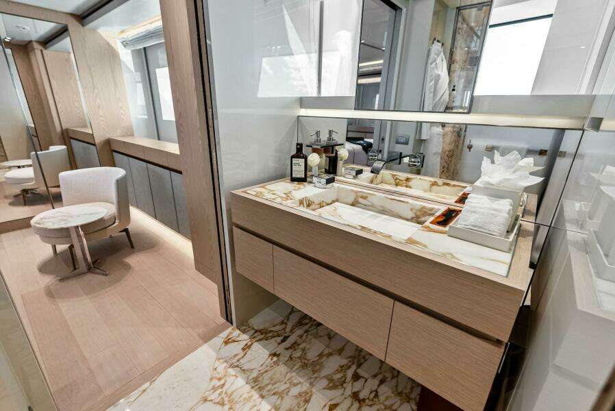 Primary Stateroom Ensuite (Hers)