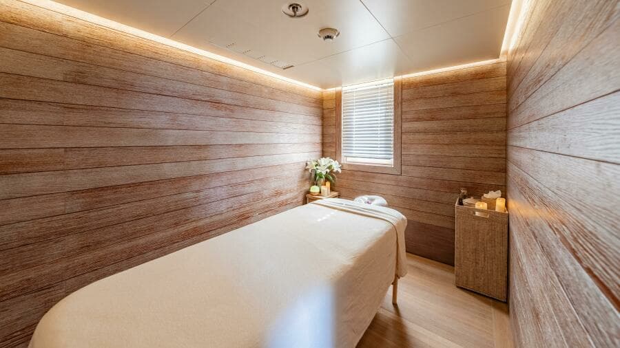 Loon 221' Lower Deck Beach Club Massage Room