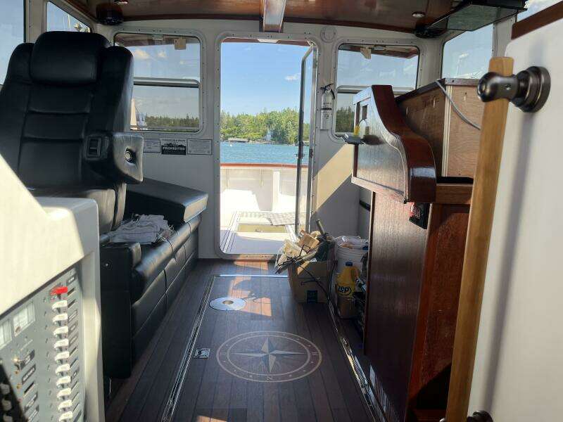 Wheelhouse looking aft