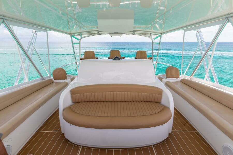 2015 Viking 70 Convertible  Helm Guest Seating 3