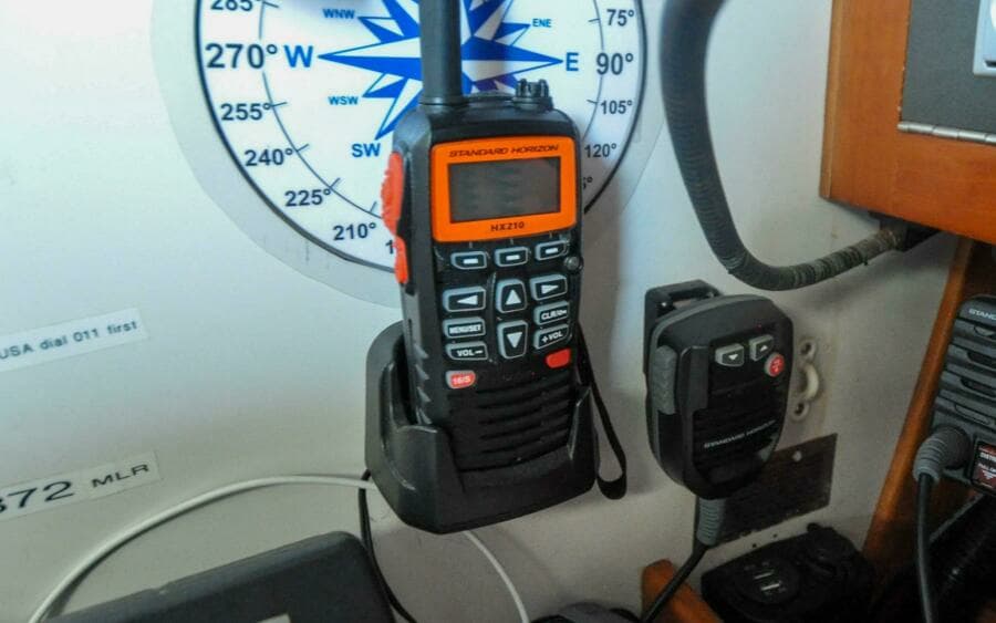 J/42 - Canty - Navigation Station - Portable VHF