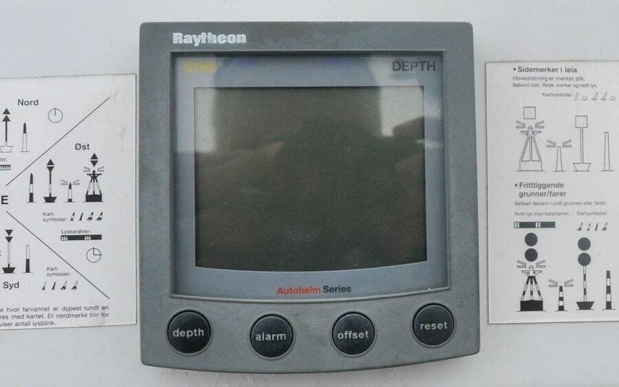 J/42 - Canty - Cockpit - Depth Display