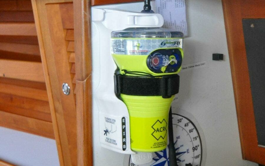 J/42 - Canty - Navigation Station - EPIRB