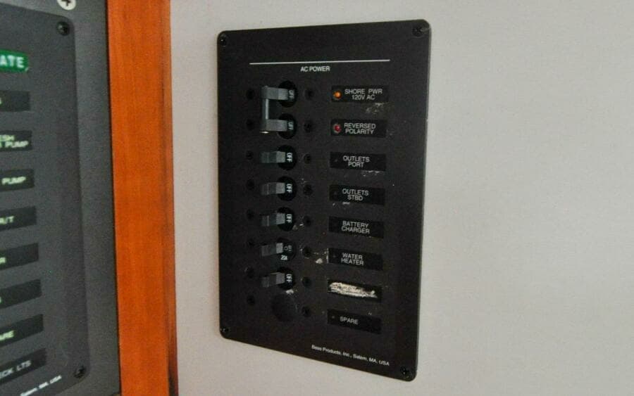J/42 - Canty - Navigation Station - Electric Panel