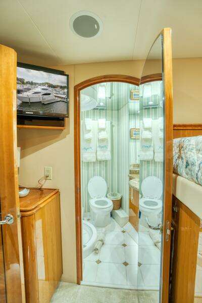 2007 Hatteras Enclosed Bridge