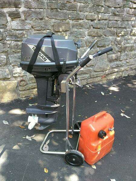 49' DeFever tender outboard