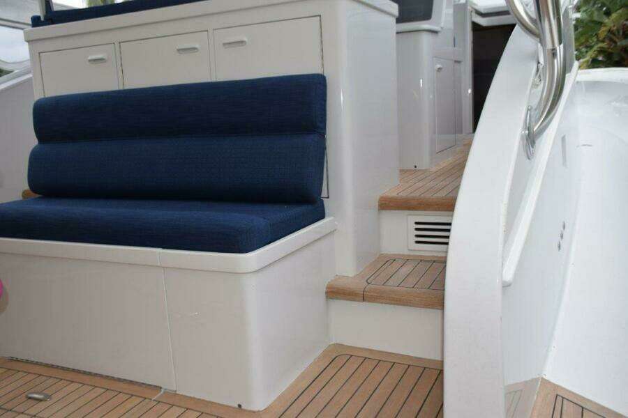 Steps To Bridge Deck And Walk Around Side Deck