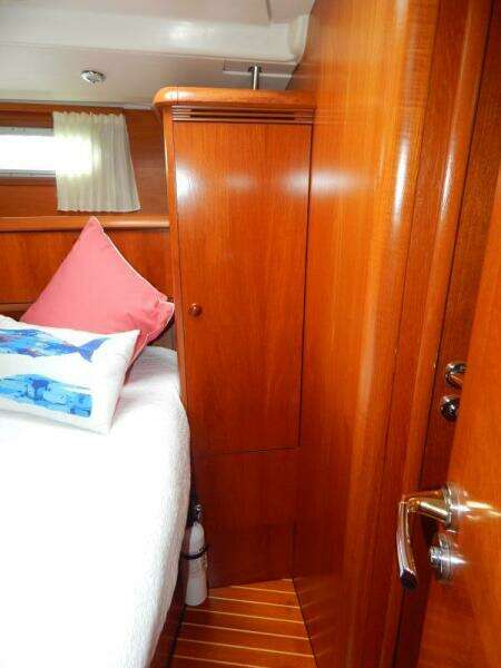 Mid guest starboard hanging locker