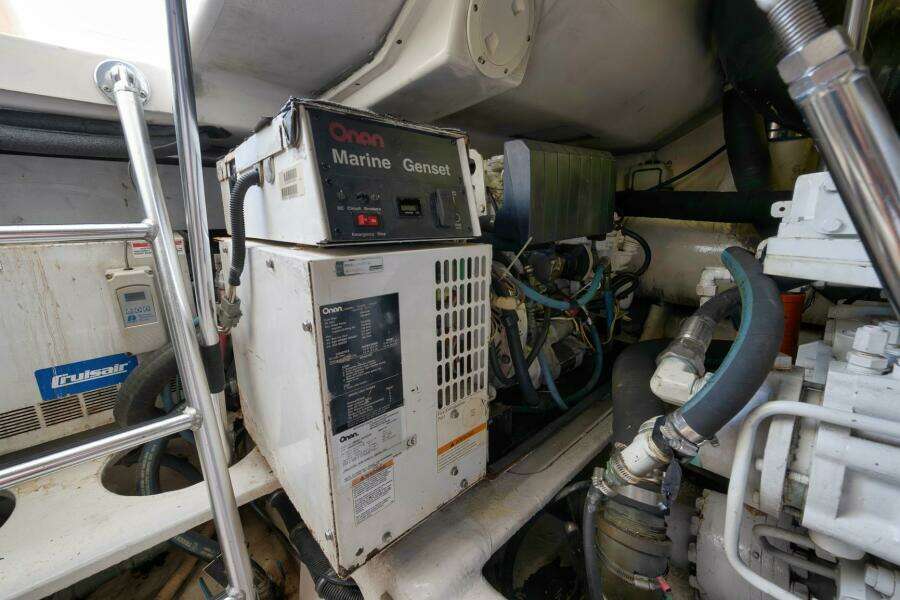 Ocean 57 Positive Attitude - Engine Room