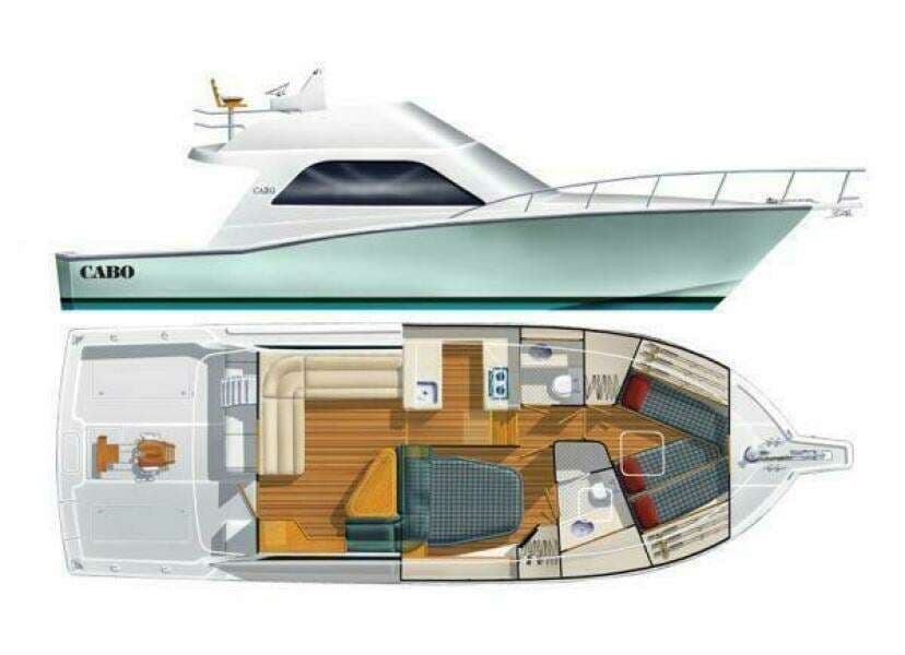 2008 Cabo 43 Convertible