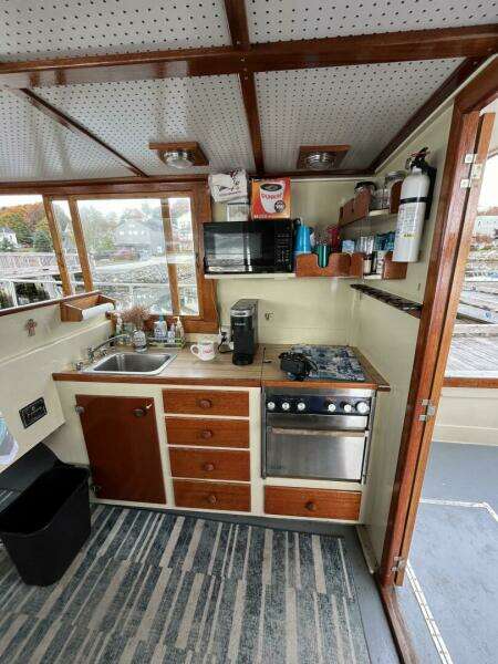 Starboard Galley in wheelhouse