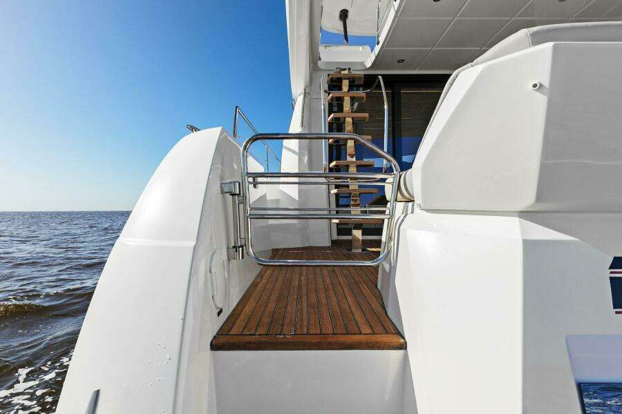 2022 Prestige 460 Flybridge - Brace Yourself Too -Swim Platform