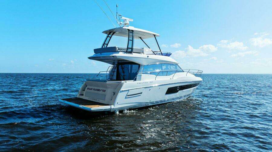 2022 Prestige 460 Flybridge - Brace Yourself Too -Profile