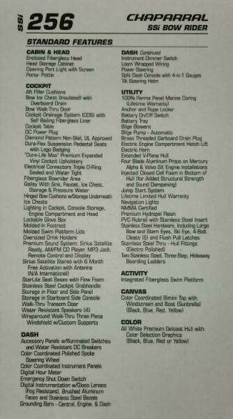 2006 Chaparral 256 SSi