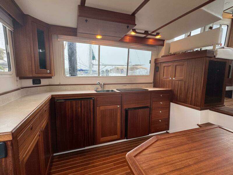 26 Nordic Tug 34 Galley Facing Port