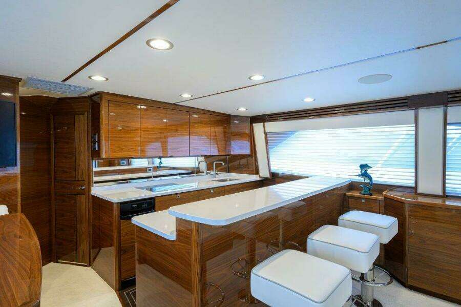 Viking 68 Twin Reels - Galley